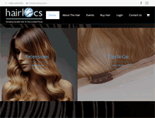 Tablet Screenshot of hairlocs.com